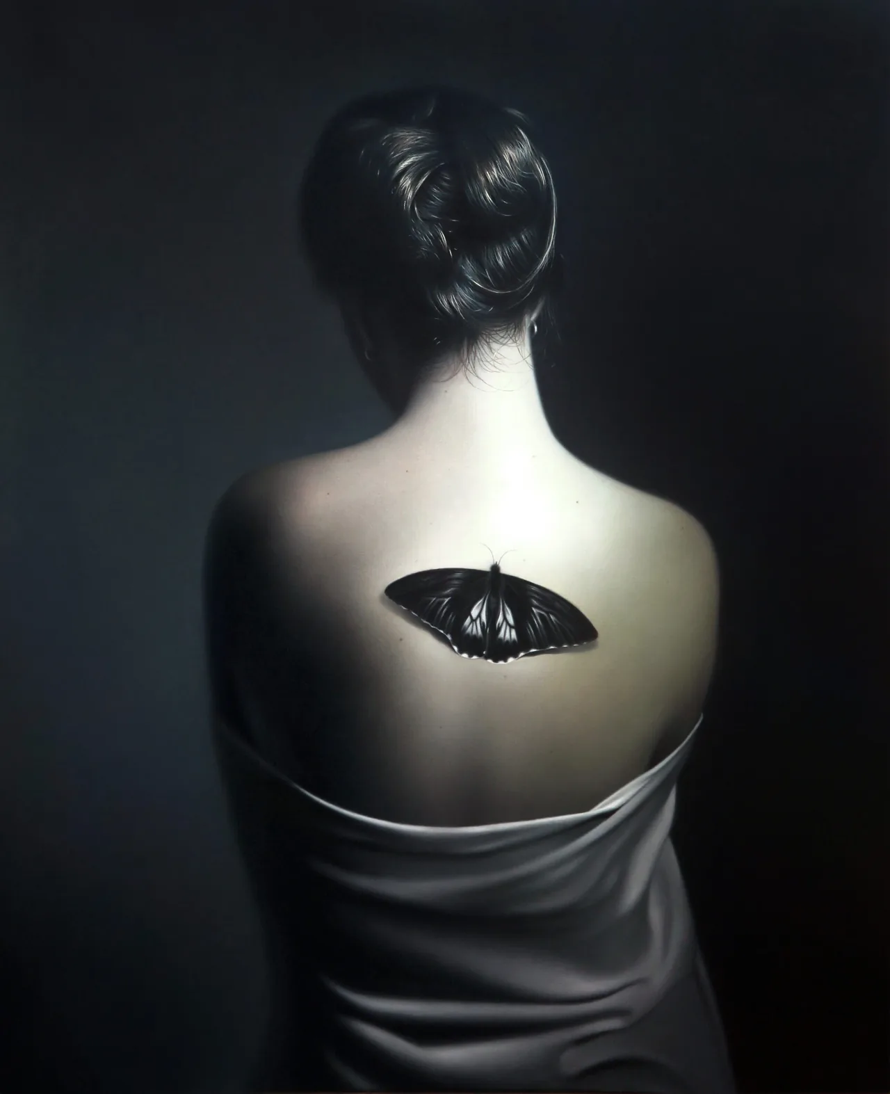 Alma de querube, 2021, oil on canvas — painting by Osley Gil