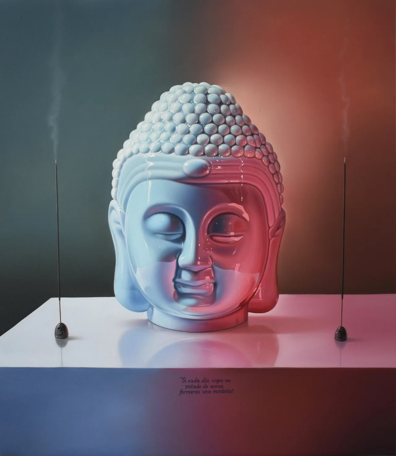 Balance, 2019, oil on canvas — painting by Osley Gil