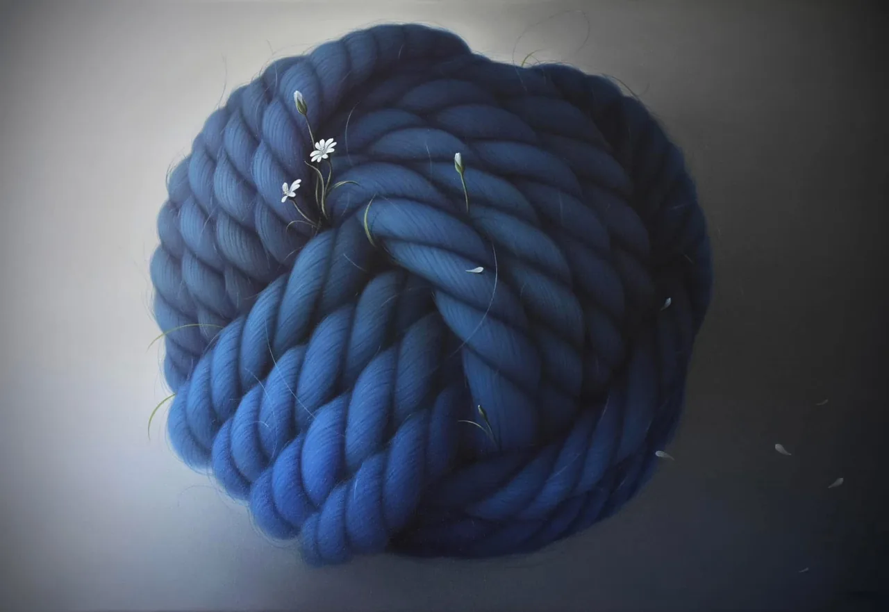 Blue World — painting by Osley Gil