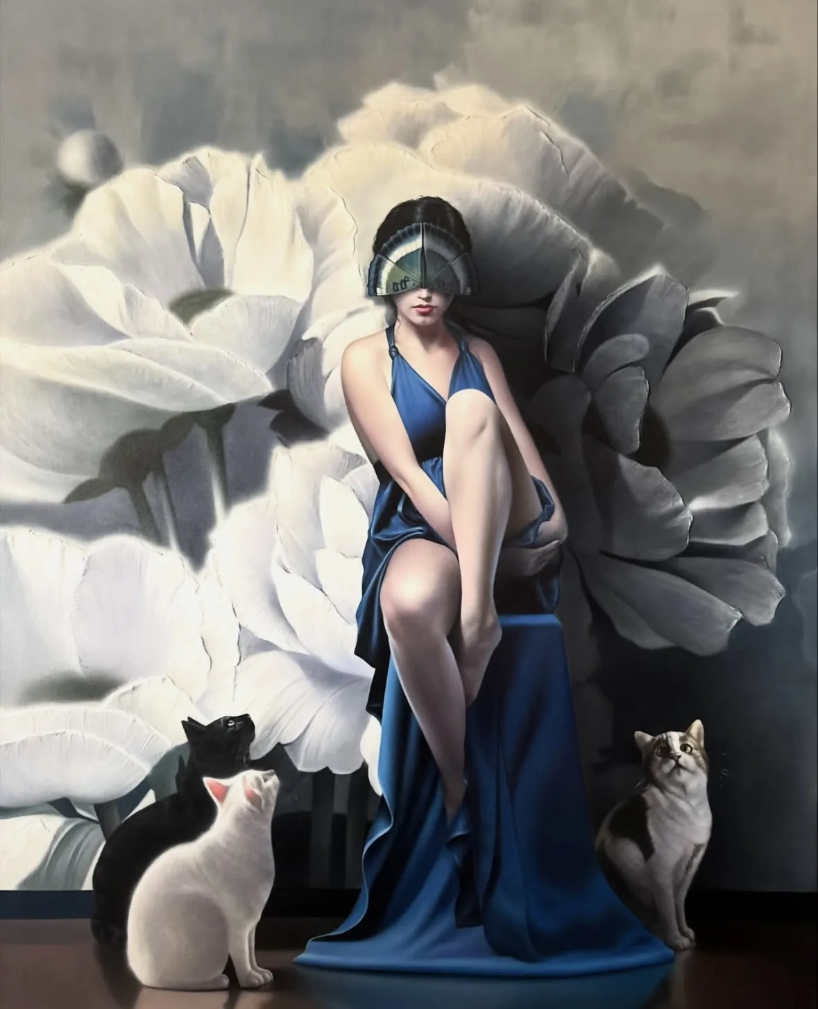 Bright Garden, 2025, oil on canvas — painting by Osley Gil