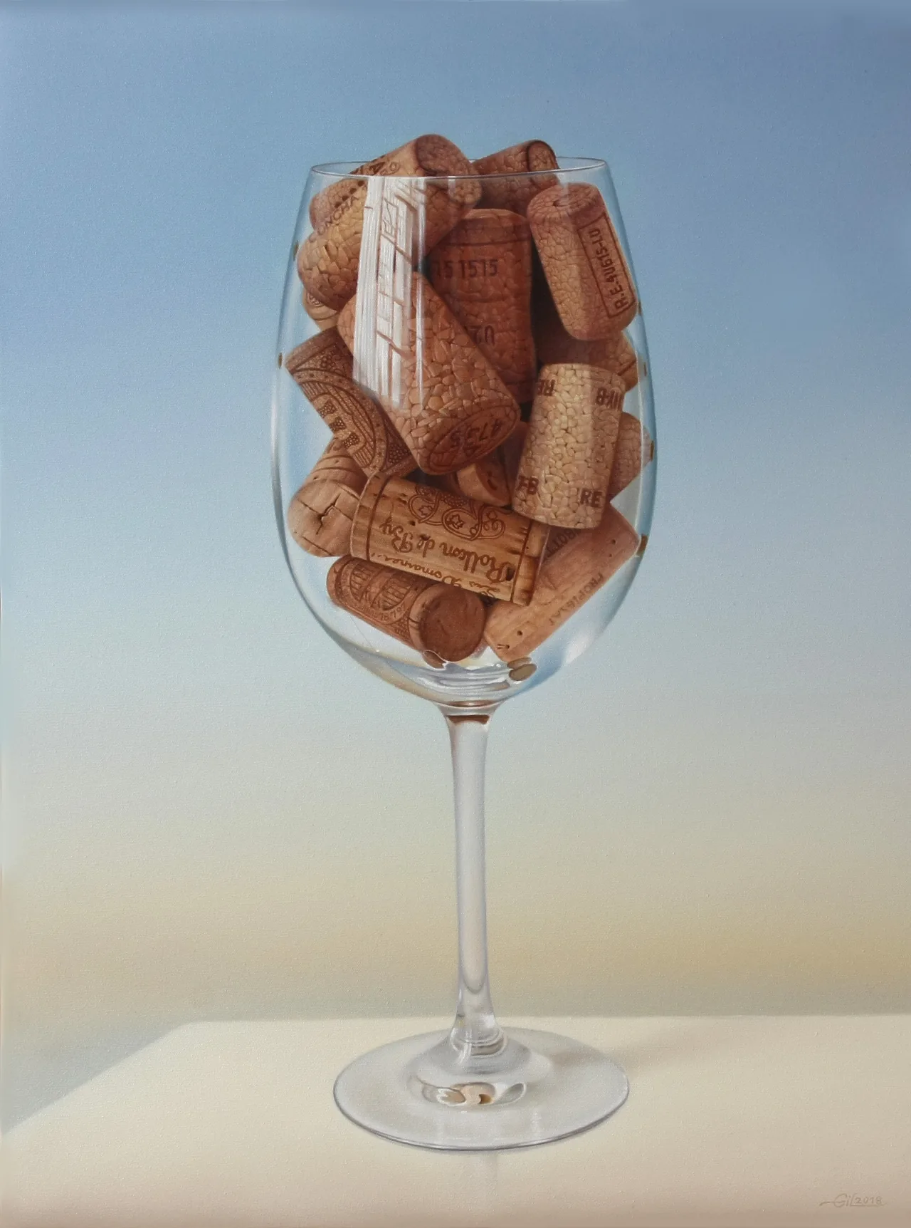 Good Times, 2018, oil on canvas — painting by Osley Gil