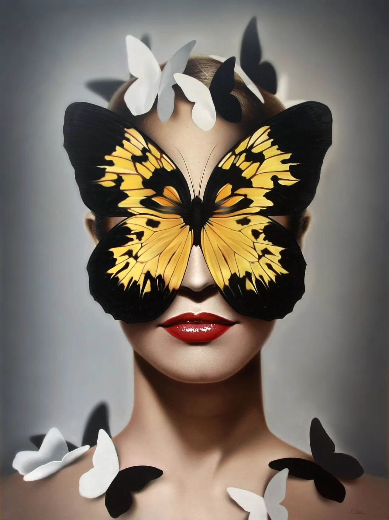 Untitled, 2020, oil on canvas — painting by Osley Gil
