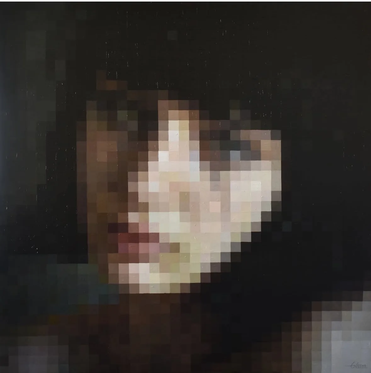 Untitled, 2024, oil on canvas — painting by Osley Gil